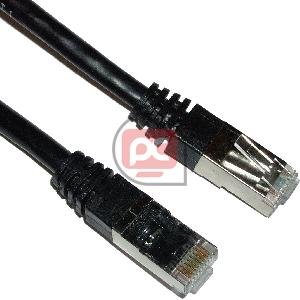 Cable FTP Cat.6 Negro (25cm)