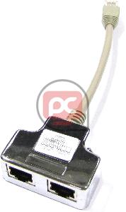 Adaptador RJ45 de RDSI de 2 puertos