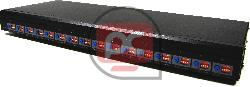 Rack19 Extensor Activo Cat.5: V�deo 2xBNC (Receptor 16-Port) SK141
