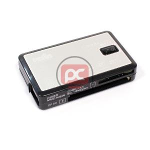 Lector multi tarjetas de memoria por USB 2.0 con lector SIM (externo)
