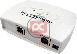 Conmutador USB autom�tico de 2 ordenadores a 4 puertos USB