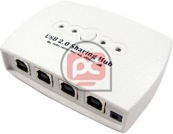 Conmutador USB autom�tico de 4 ordenadores a 4 puertos USB