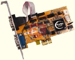 Tarjeta PCI-Express Serie 16C950 (4S)
