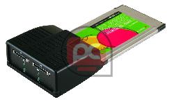 PCMCIA Serie RS-232 (2-Port AISLADA PROTEGIDA)