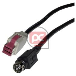 Cable PoweredUSB 24V 3m (PUSB-24V / HOSIDEN-M)