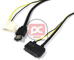 Cable eSATAp MOLEX a SATA datos alimentaci�n de 1m