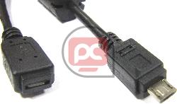 Cable USB 2.0 (MicroUSB-M Tipo B a MicroUSB-H Tipo A y B) 1m
