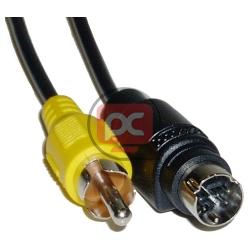 Cable S-VHS 5m (MiniDIN7-M/RCA-M)