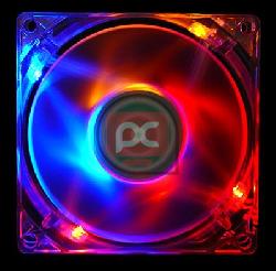 Ventilador Chasis 80x80x25mm LED (4 Colores)