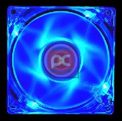 Ventilador Chasis 80x80x25mm LED (Azul)