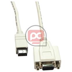 Adaptador de Mini VGA macho a VGA hembra
