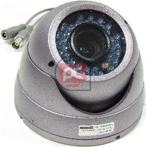 C�mara CCD Domo Anti-Vand�lica (Exterior IR-30m) 4.0-9.0 mm