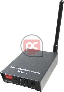 Receptor inal�mbrico audio y video para VY02 de 500mW (80-170m)