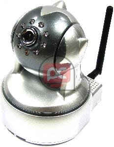 C�mara IP WIFI con control PT plateada