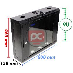 Armario rack de 19 RackMatic SOHORack mini de 9U y fondo 150