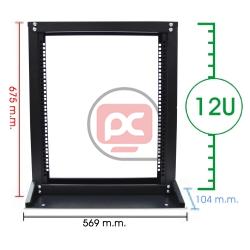 Armario rack de 19 abierto RackMatic Low Cost de 12U | Armario rack y accesorios rack