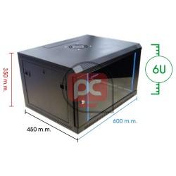 Armario rack de 19 RackMatic SOHORack de 6U y fondo 450