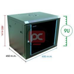 Armario rack de 19 RackMatic SOHORack de 9U y fondo 450