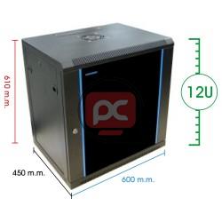 Armario rack de 19 RackMatic SOHORack de 12U y fondo 450