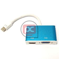 Adaptador mini DisplayPort y audio USB a HDMI