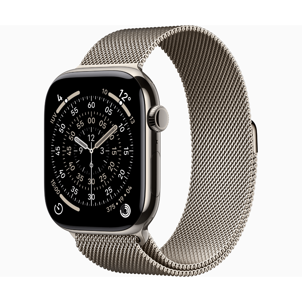 APPLE WATCH SERIES 11 GPS + CELLULAR 46MM TITANIO NATURAL Y CORREA MILANESE LOOP NATURAL - TALLA M/L