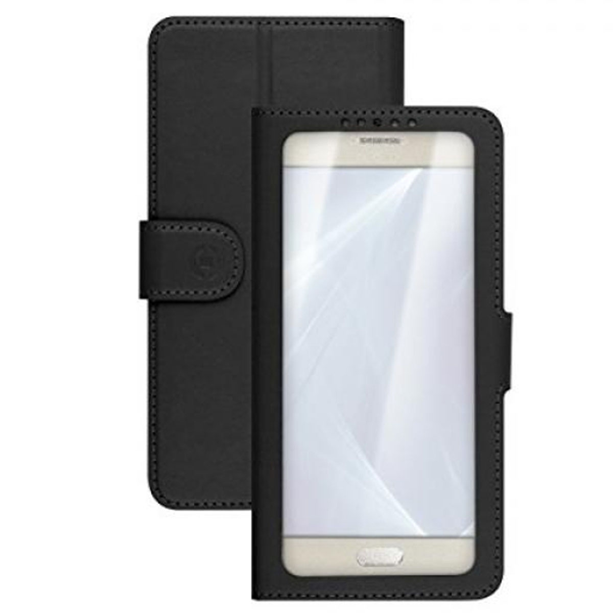 FUNDA CELLY L CON VENTANA NEGRA PARA MOVILES DE 4,7 |