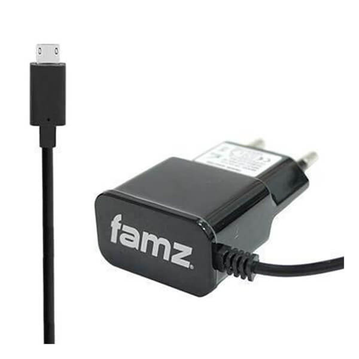 CARGADOR DE RED MICRO-USB 1.200 MAH NEGRO | Accesorios