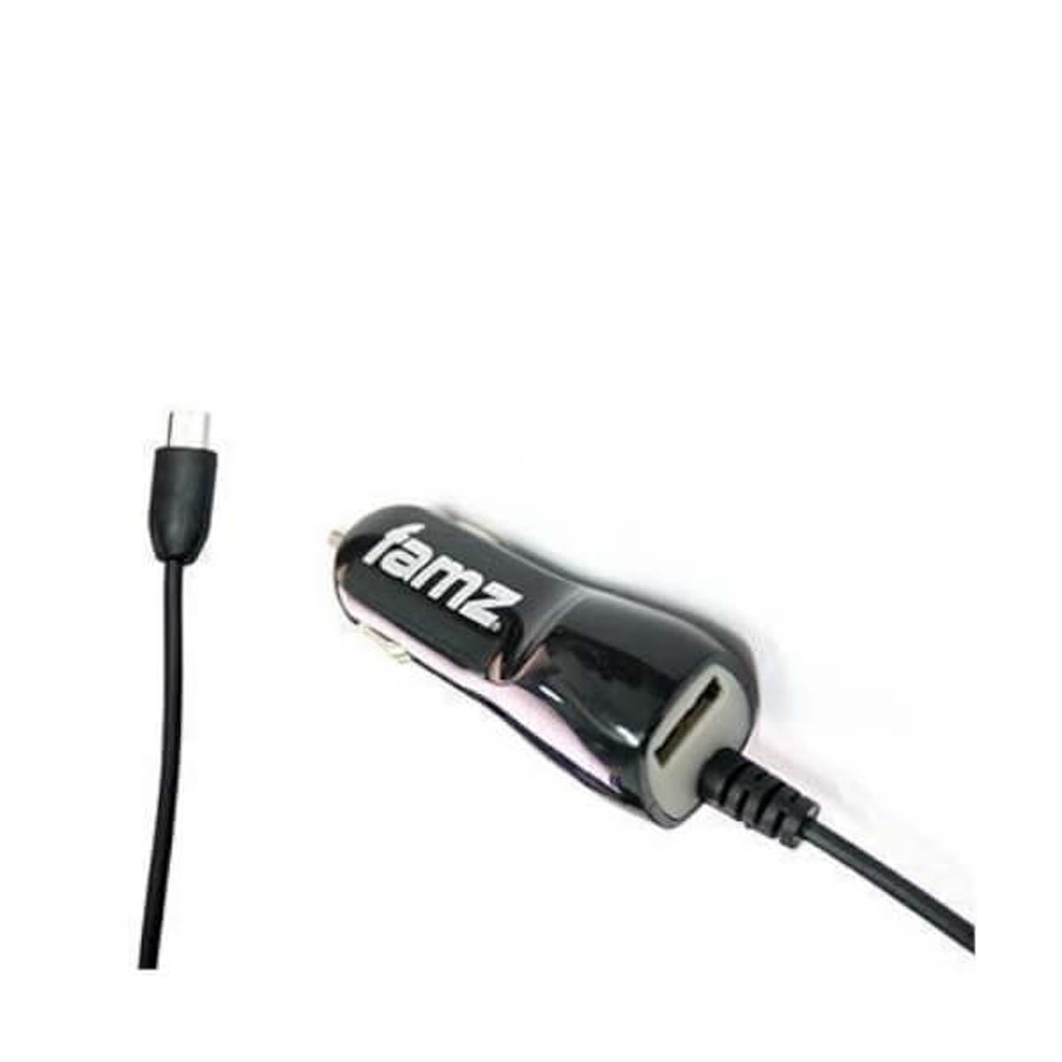 CARGADOR DE COCHE MICRO-USB DE 1.200 MAH NEGRO |