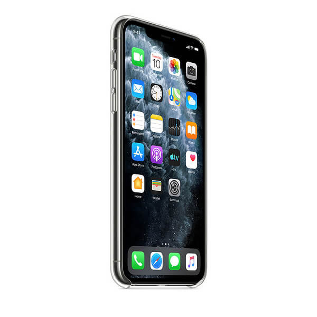 FUNDA DE SILICONA GEL TRANSPARENTE PARA IPHONE 11 PRO MAX |