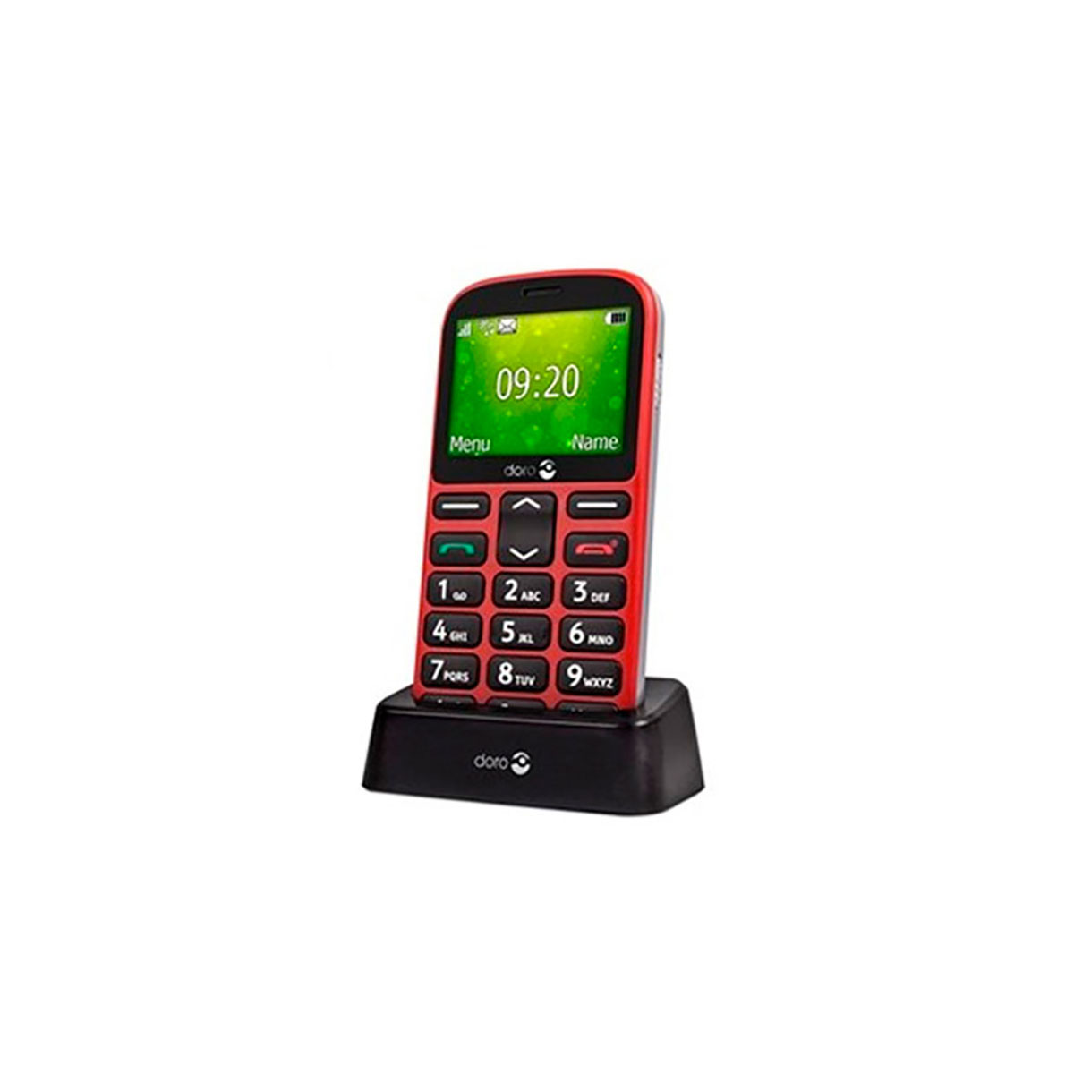 DORO 1361 TELEFONO MOVIL DE TECLAS GRANDES DUAL SIM ROJO | M�viles libres
