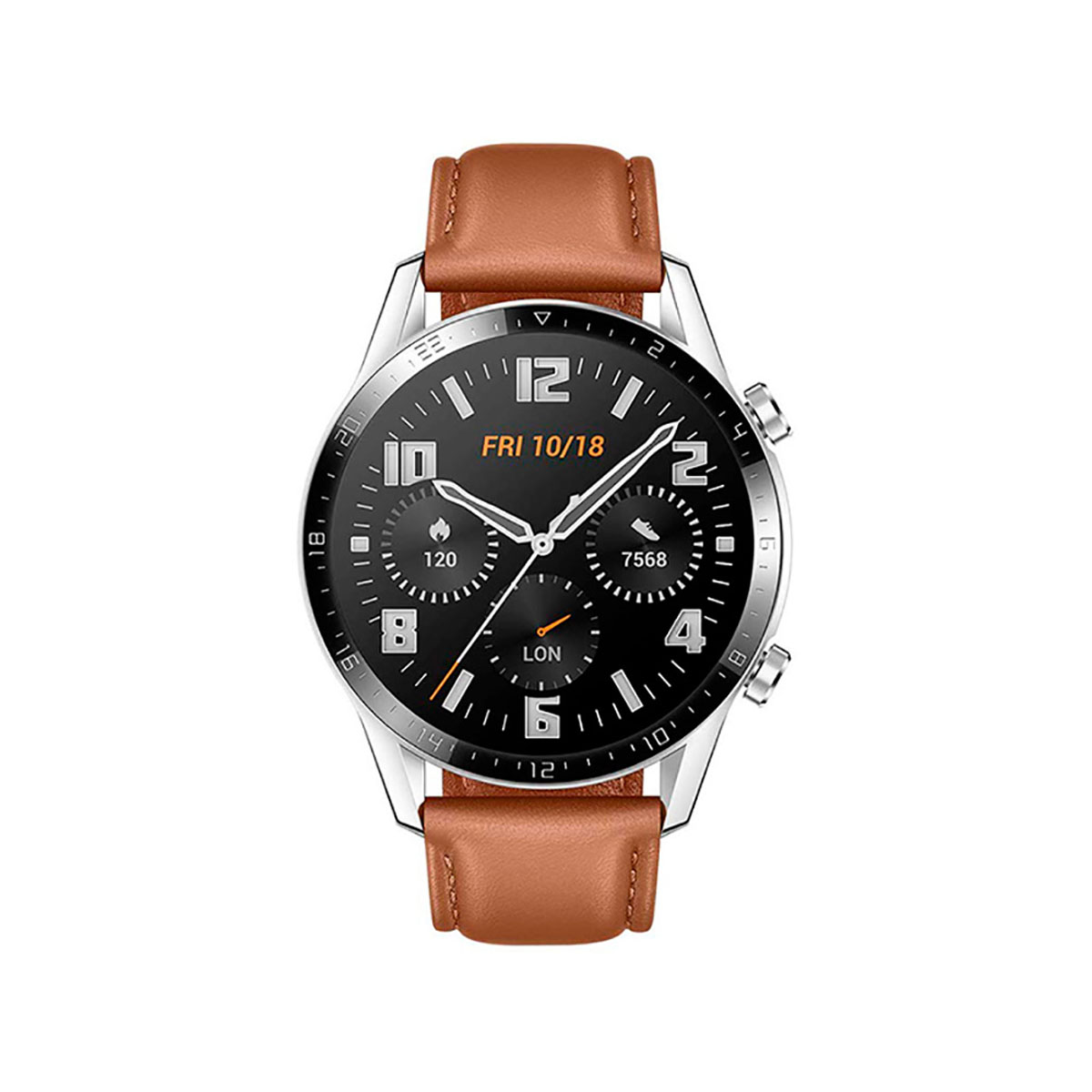 HUAWEI WATCH GT 2 CLASSIC 46MM MARRON CUERO (PEBBLE BROWN) LTN-B19