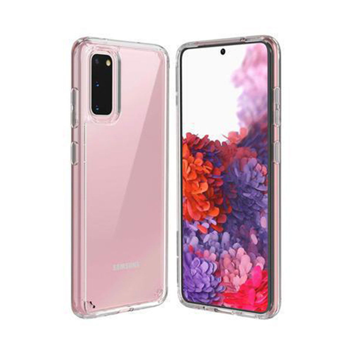 FUNDA HYBRID (BUMPER + TRASERA) TRANSPARENTE PARA SAMSUNG GALAXY S20 |