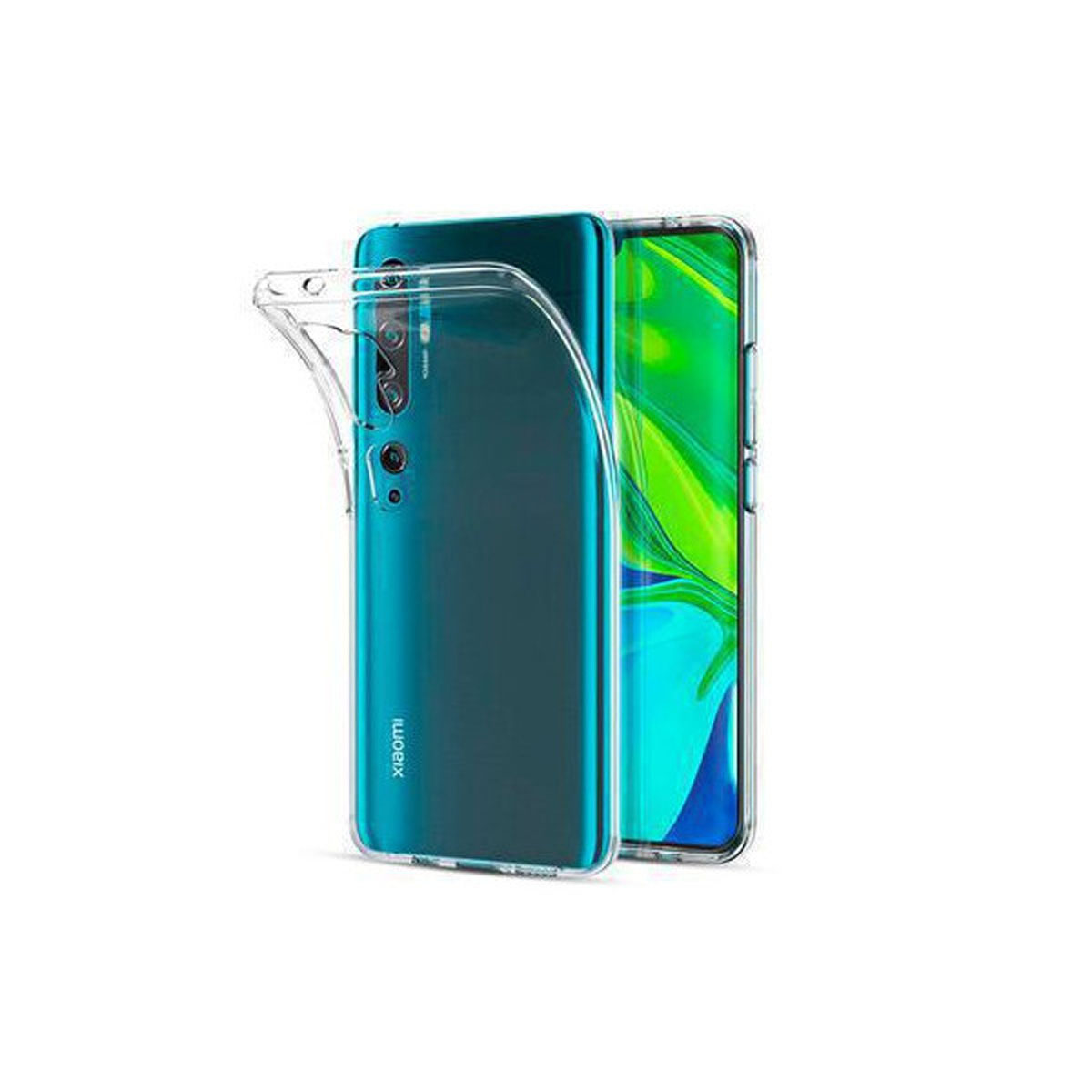 FUNDA DE SILICONA GEL TRANSPARENTE PARA XIAOMI MI NOTE 10 |