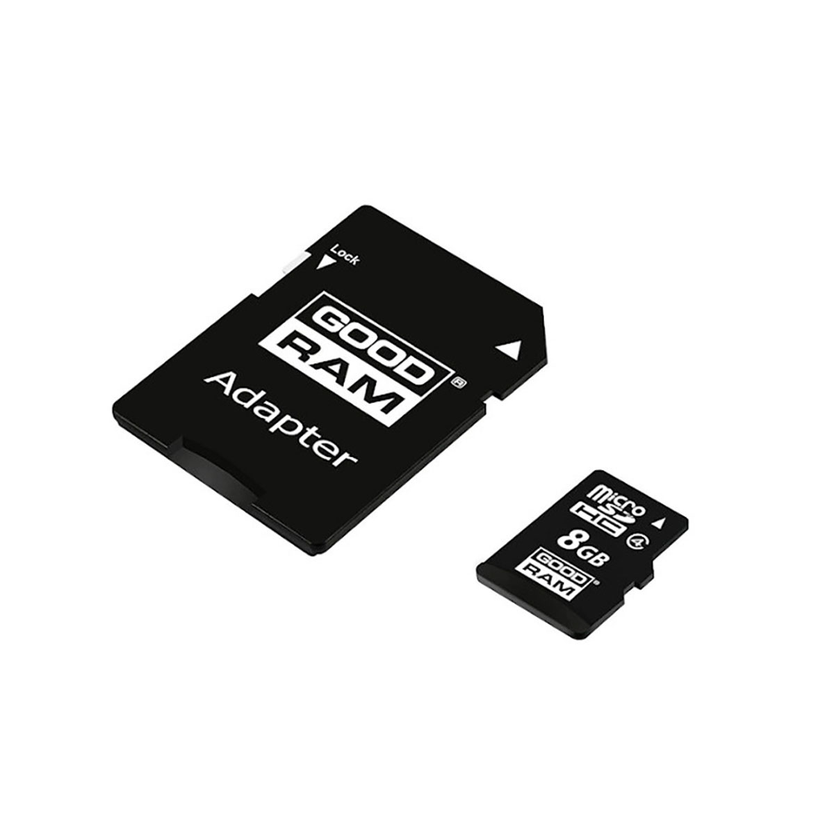 GOODRAM TARJETA DE MEMORIA MICROSD 8GB CLASE 4 CON ADAPTADOR NEGRA | Accesorios