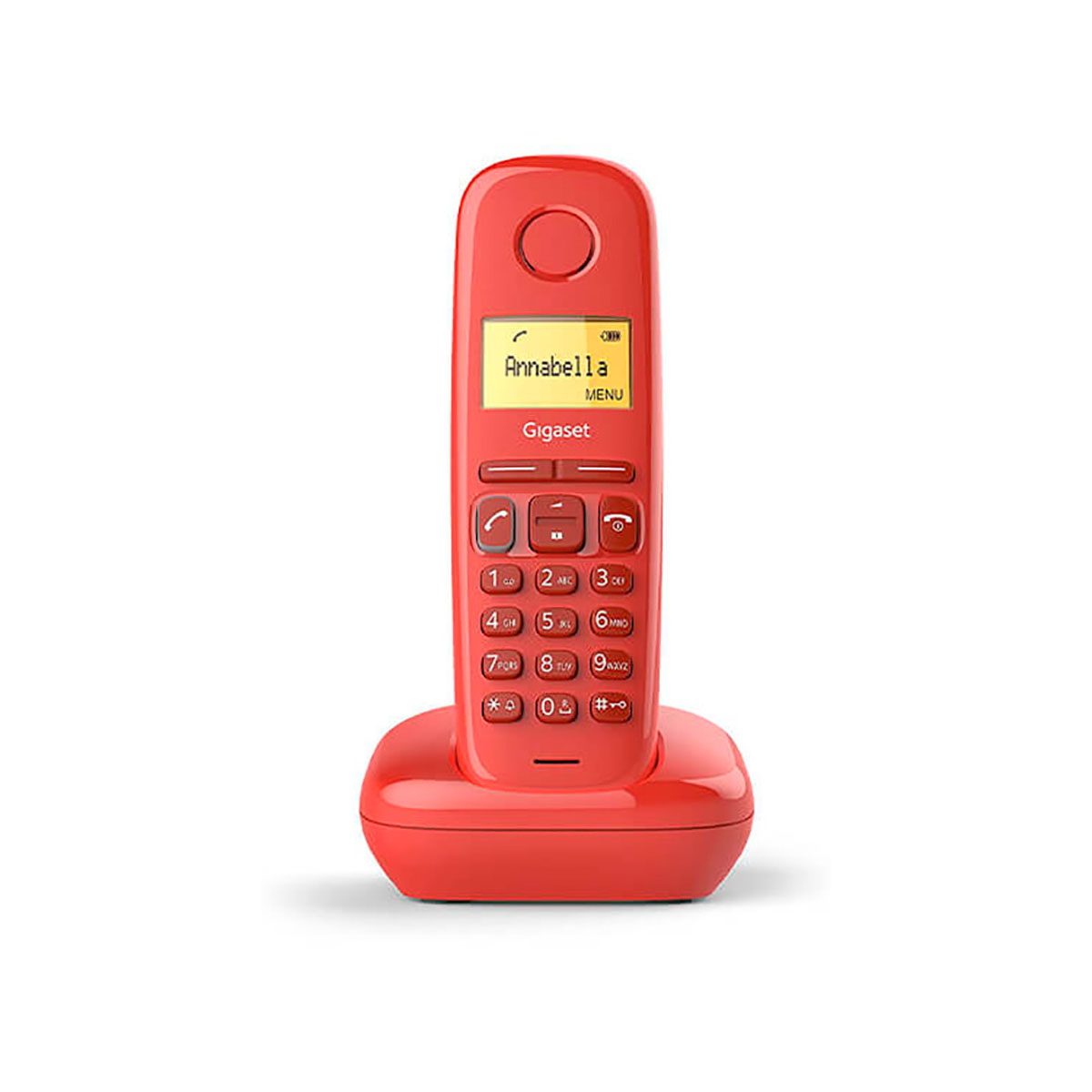 TELEFONO INALAMBRICO DECT GIGASET A170 ROJO