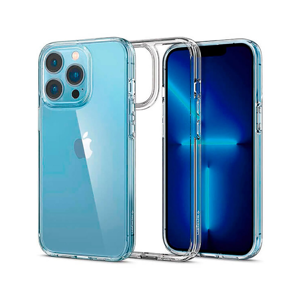 FUNDA HYBRID (BUMPER+TRASERA) TRANSPARENTE PARA IPHONE 13 PRO |