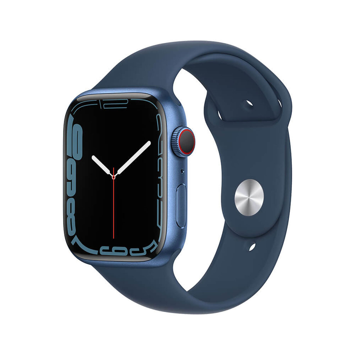 APPLE WATCH SERIES 7 GPS + CELLULAR 45MM ALUMINIO AZUL Y CORREA DEPORTIVA AZUL MKJT3TY/A |