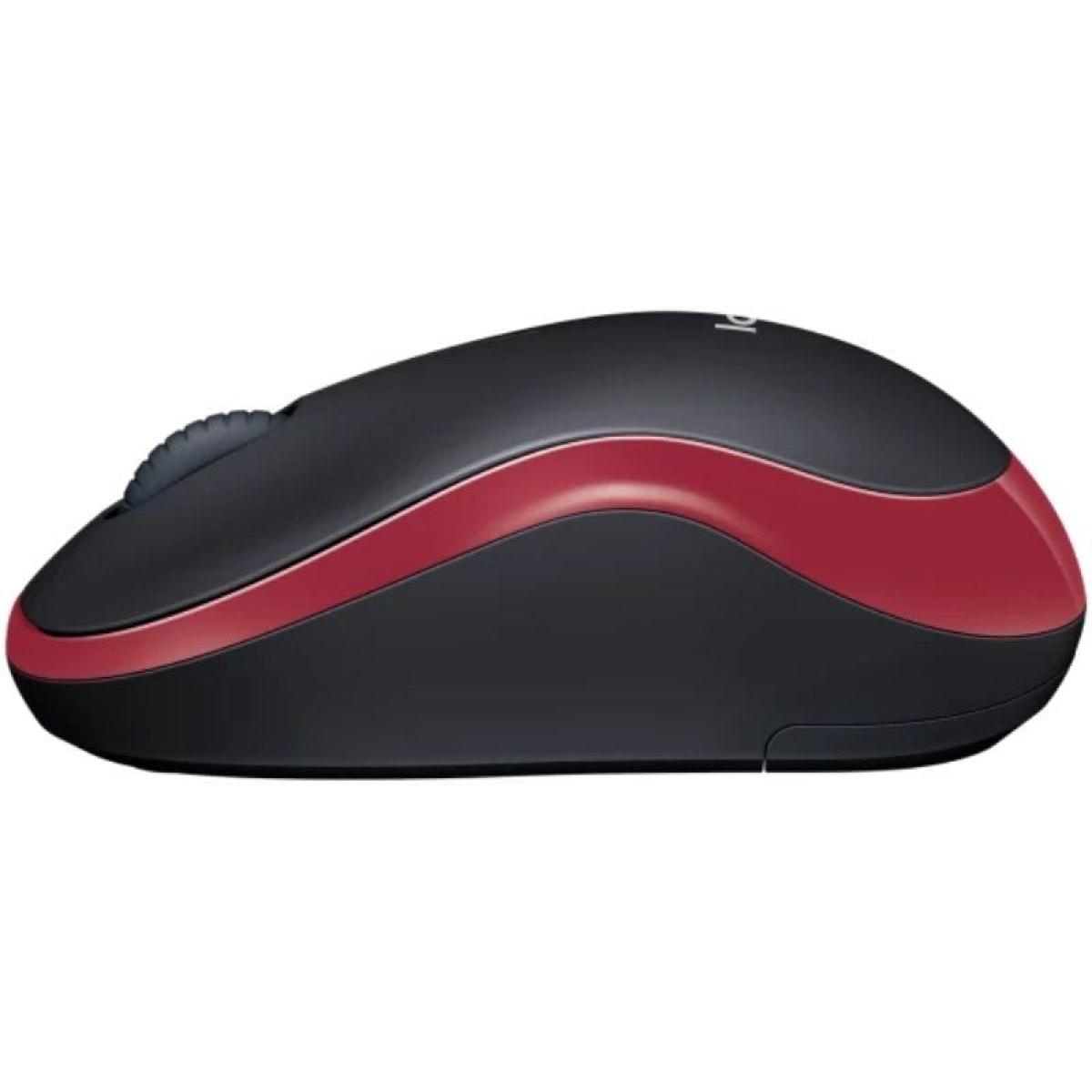 RATON INALAMBRICO LOGITECH M185 910-002240/ HASTA 1000 DPI/ ROJO | Inform�tica
