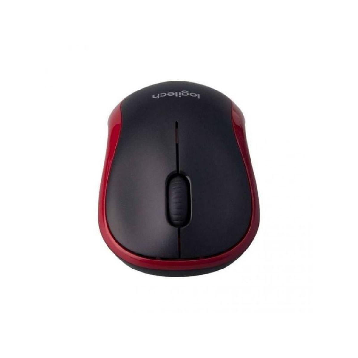 RATON INALAMBRICO LOGITECH M185/ HASTA 1000 DPI/ ROJO | Inform�tica