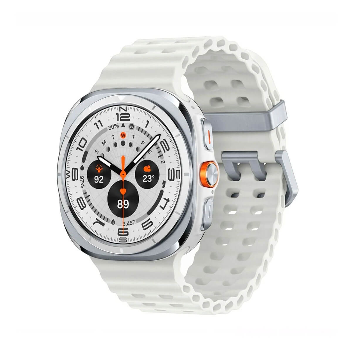 SAMSUNG GALAXY WATCH ULTRA 4G 47MM BLANCO (TITANIUM WHITE) Y CORREA MARINE BAND BLANCA L705