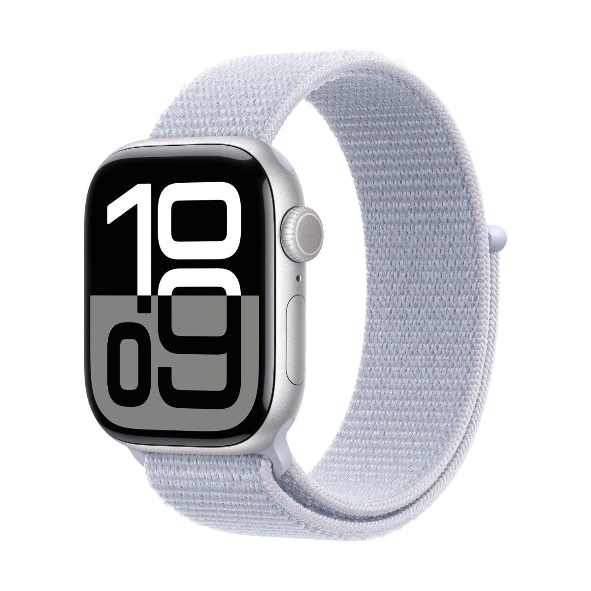 APPLE WATCH SERIES 10 GPS 46MM ALUMINIO PLATA Y CORREA DEPORTIVA LOOP AZUL (BLUE CLOUD) | Wearables