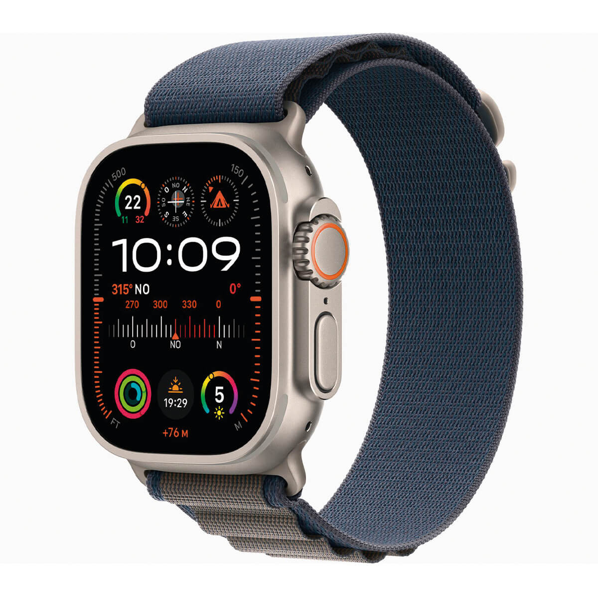 APPLE WATCH ULTRA 2 GPS + CELLULAR 49MM TITANIO CON CORREA ALPINE LOOP AZUL - TALLA S |
