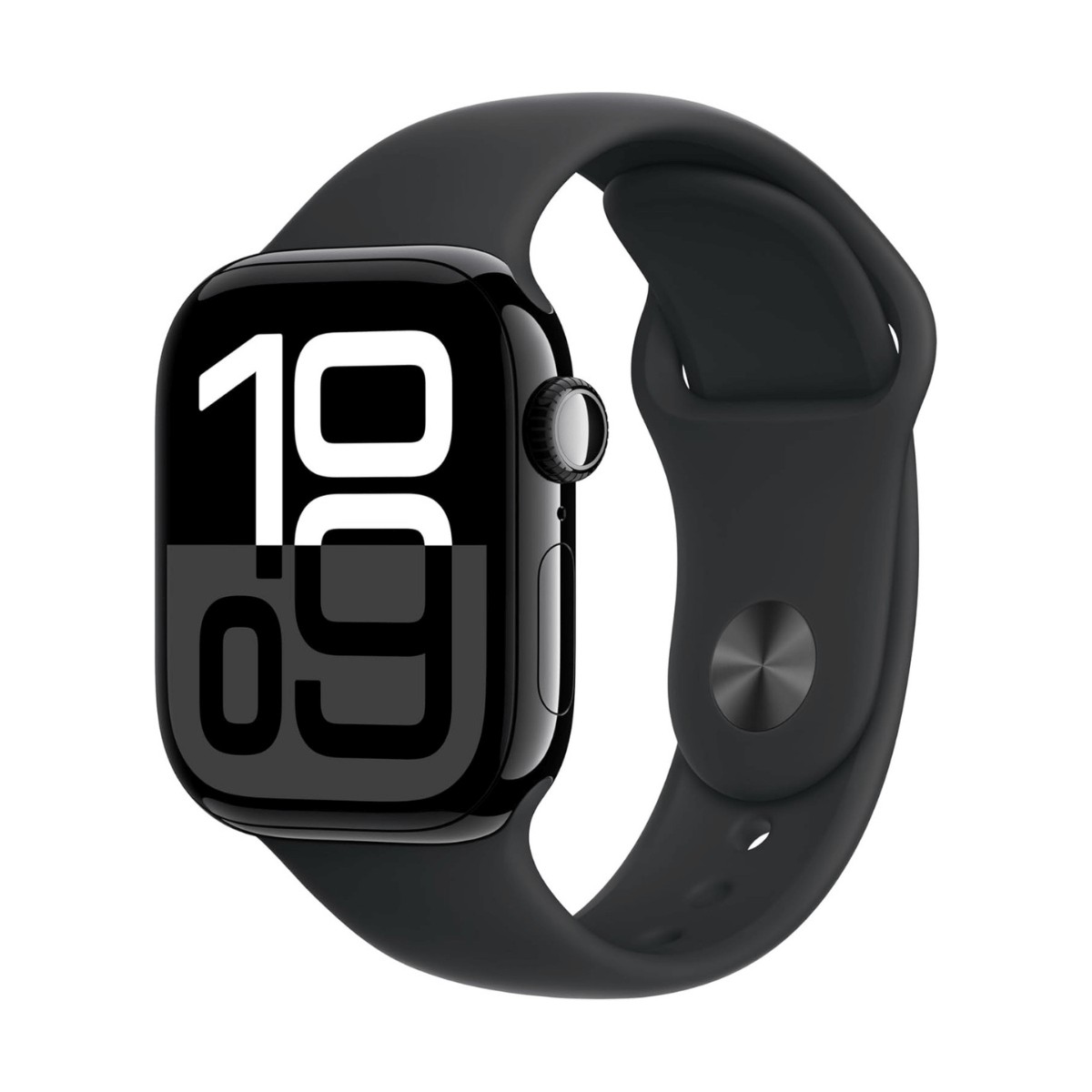 APPLE WATCH SERIES 10 GPS 46MM ALUMINIO NEGRO (JET BLACK) Y CORREA DEPORTIVA NEGRA - TALLA S/M | Wearables