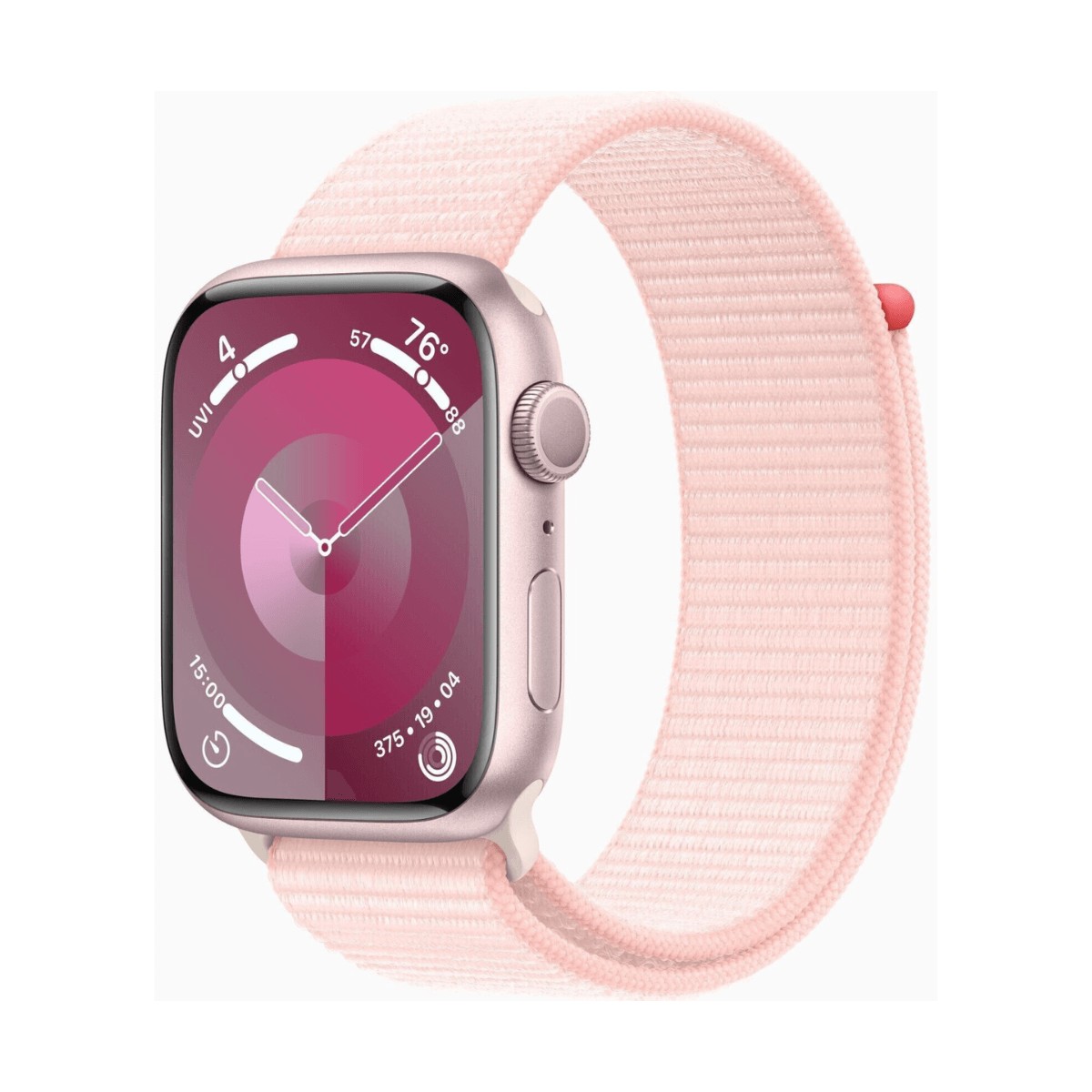APPLE WATCH SERIES 9 GPS 45MM ALUMINIO Y CORREA DEPORTIVA LOOP ROSA (LIGHT PINK) | Wearables