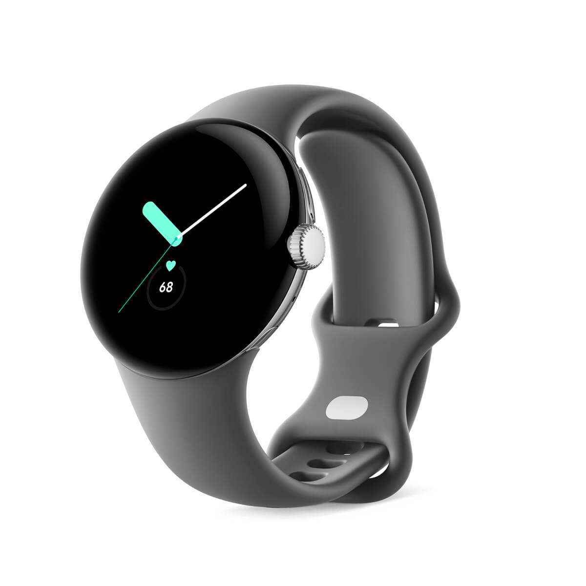 GOOGLE PIXEL WATCH WIFI 41MM PLATA (SILVER) Y CORREA DEPORTIVA GRIS (CHARCOAL)