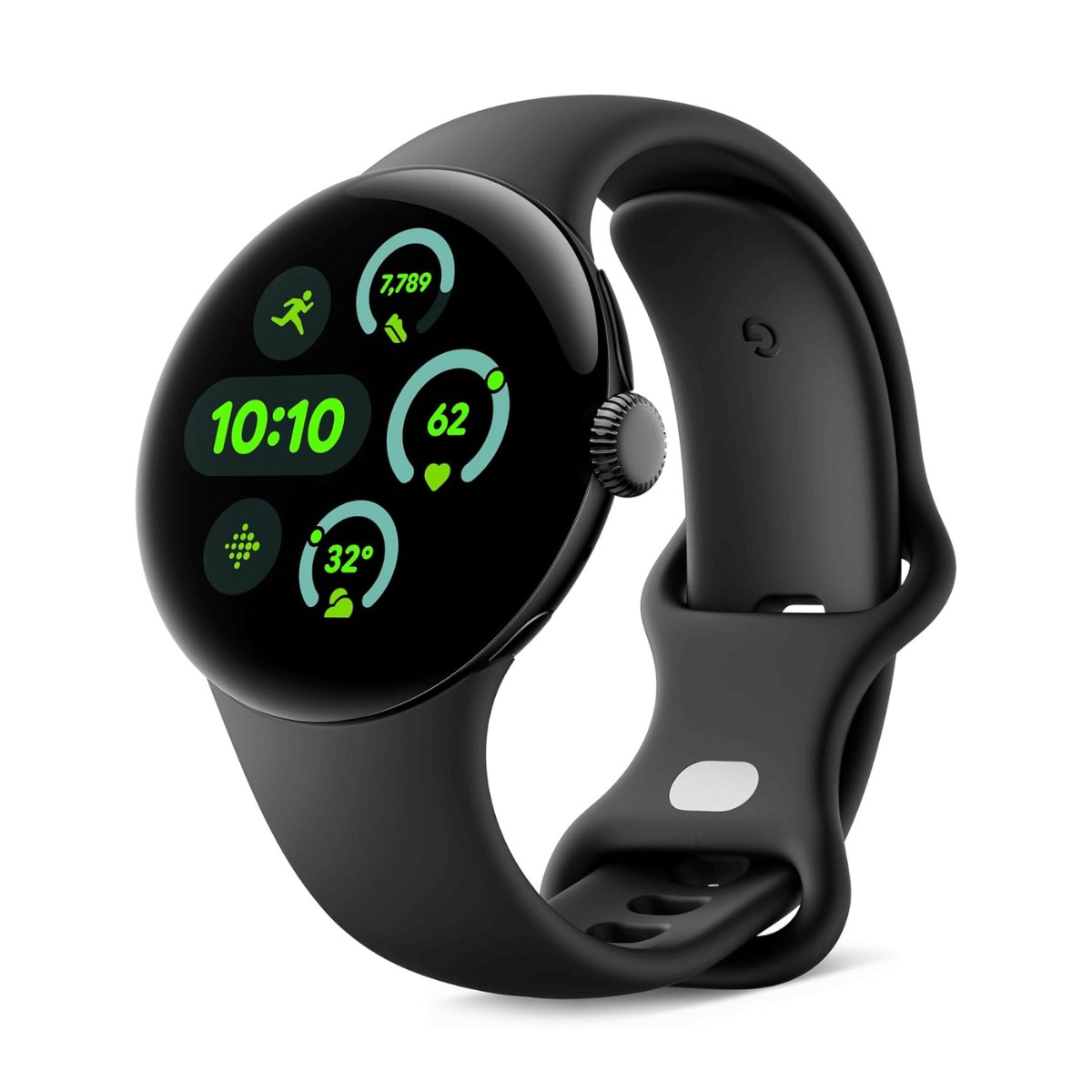 GOOGLE PIXEL WATCH 3 41MM WIFI NEGRO (MATTE BLACK) Y CORREA DEPORTIVA NEGRA (OBSIDIAN)