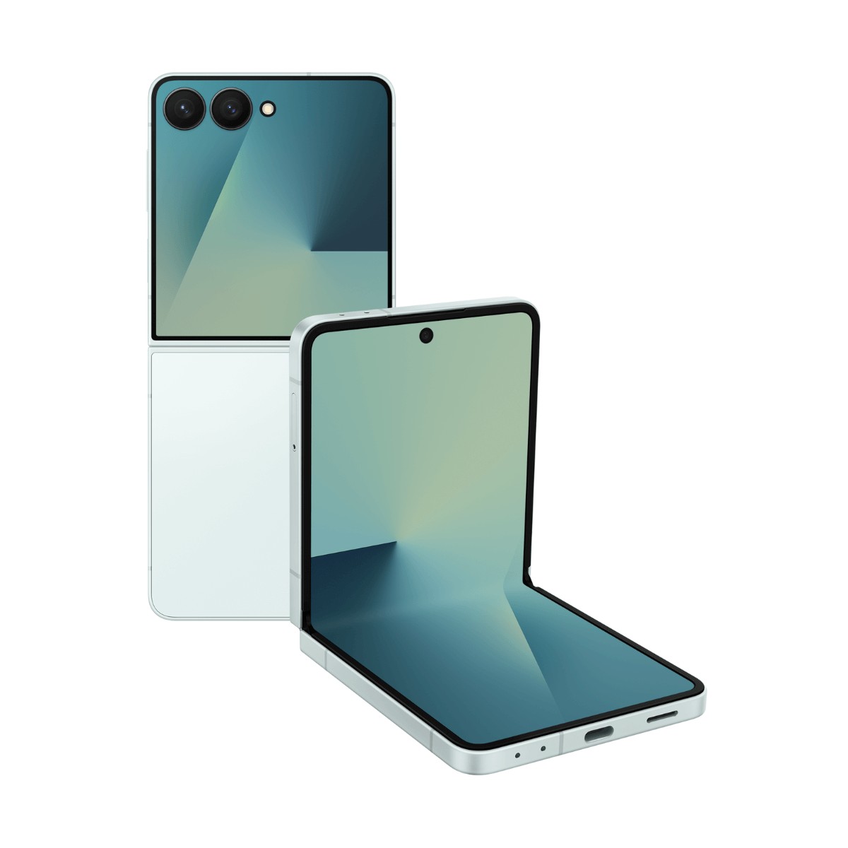 SAMSUNG GALAXY Z FLIP7 5G 12GB/256GB VERDE MENTA (MINT GREEN) DUAL SIM SM-F766B | M�viles libres