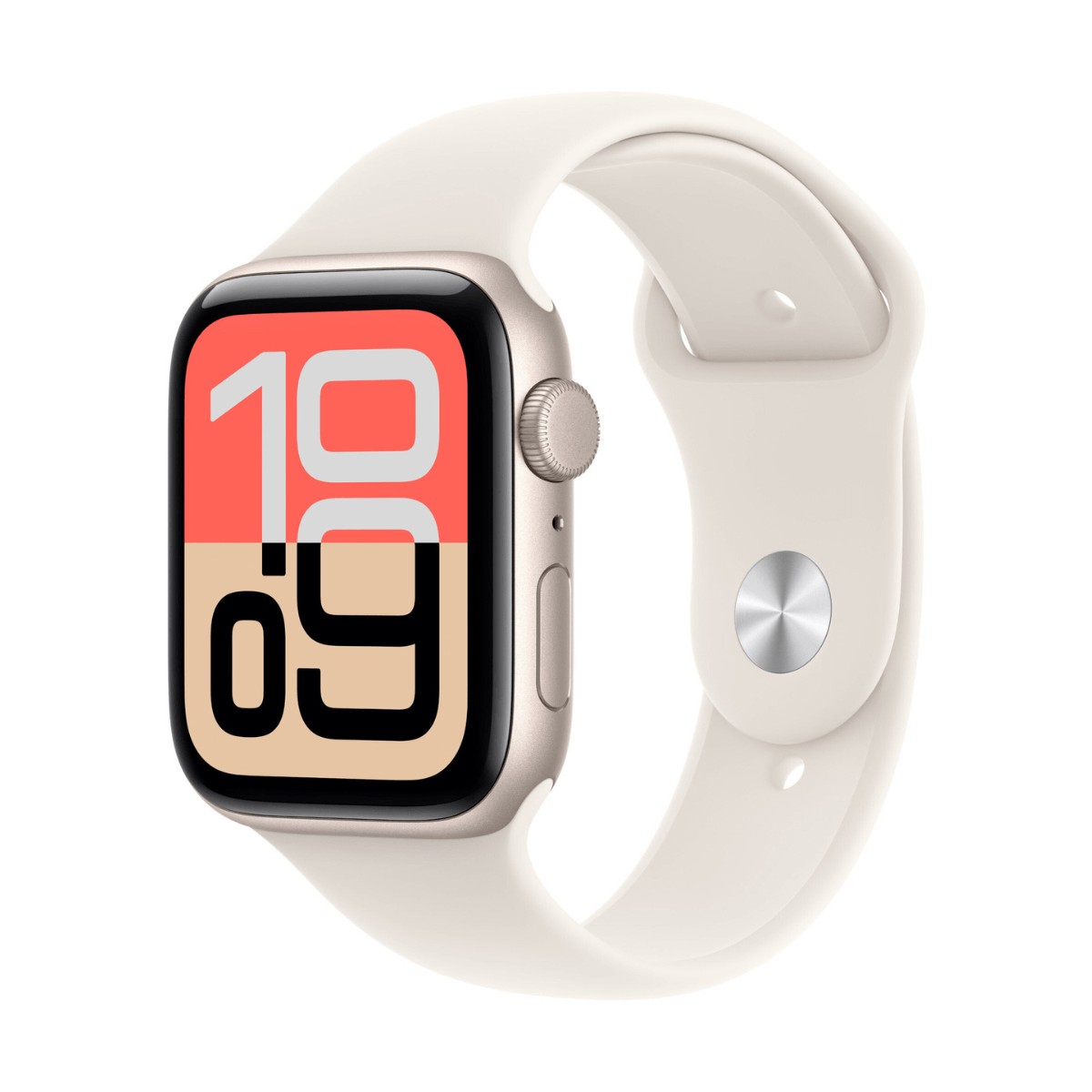 APPLE WATCH SE 3 GPS 40MM ALUMINIO BLANCO Y CORREA DEPORTIVA BLANCA (STARLIGHT) - TALLA S/M