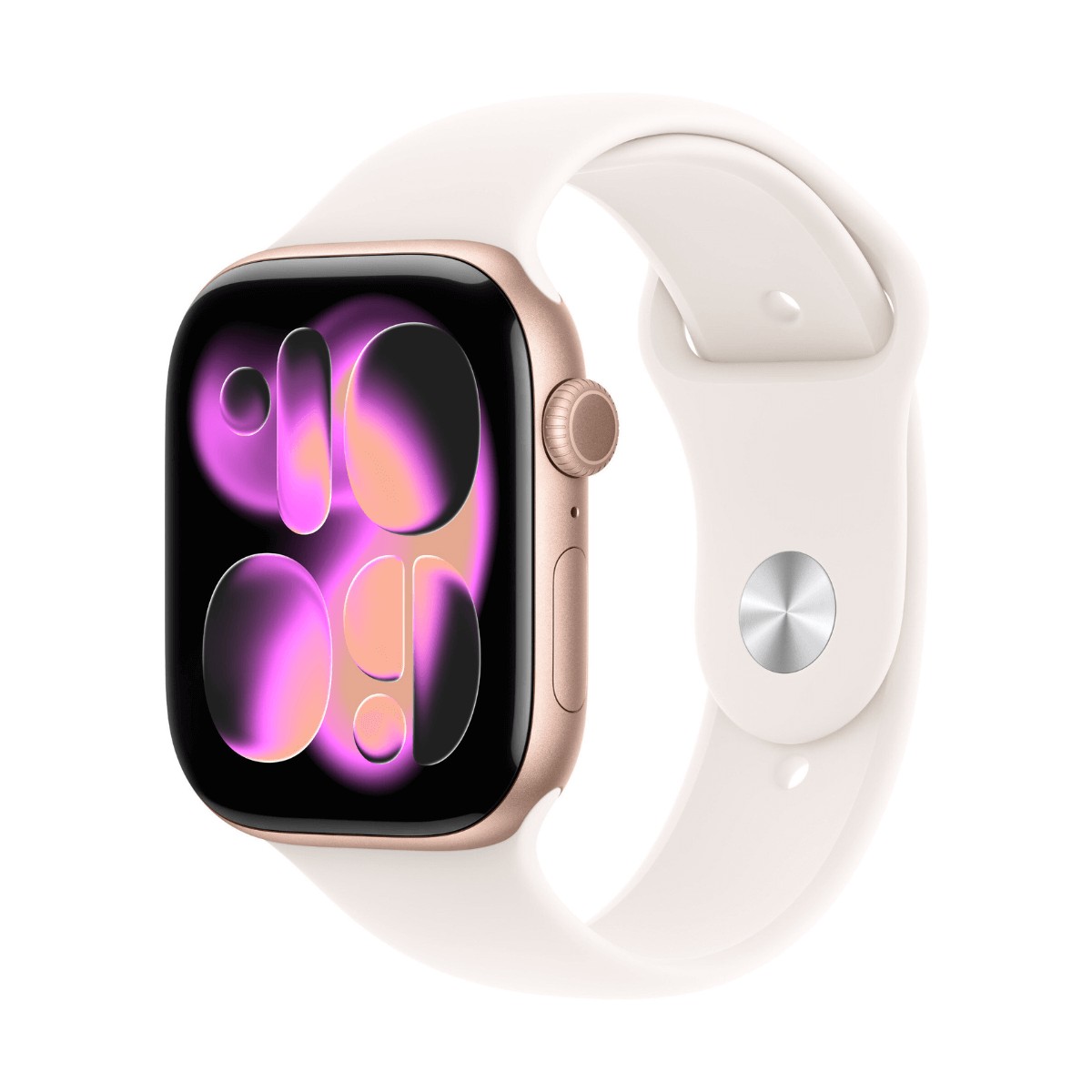 APPLE WATCH SERIES 11 GPS 42MM ALUMINIO ORO ROSA Y CORREA SPORT BAND ROSA (LIGHT BLUSH) - TALLA S/M | Wearables