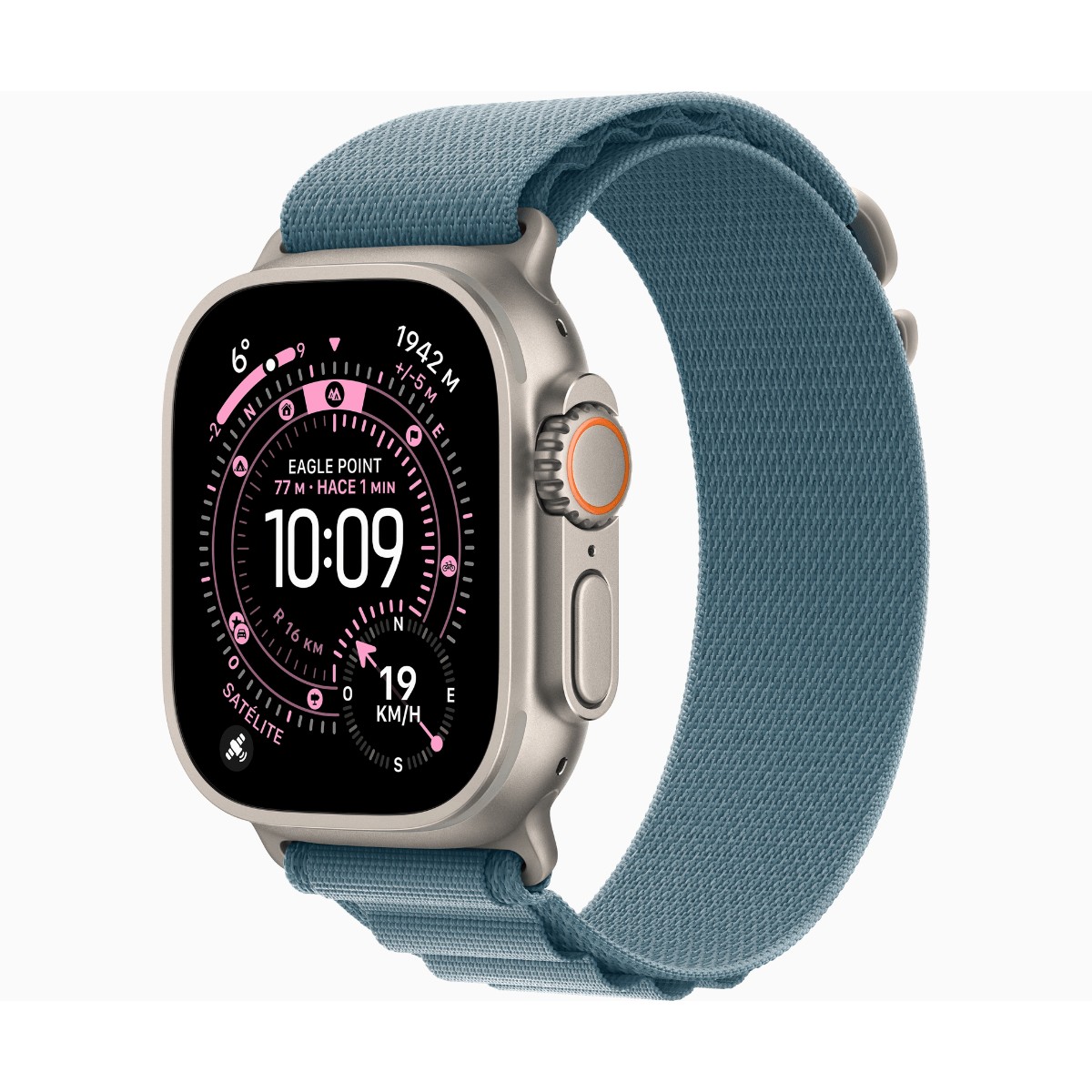 APPLE WATCH ULTRA 3 GPS + CELLULAR 49MM TITANIO NATURAL CON CORREA ALPINE LOOP AZUL (LIGHT BLUE) - TALLA L